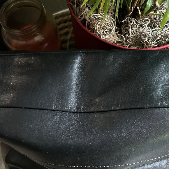 Coach Park Quilted Burgundy and Black Shoulder Bag - Picture 7 of 15